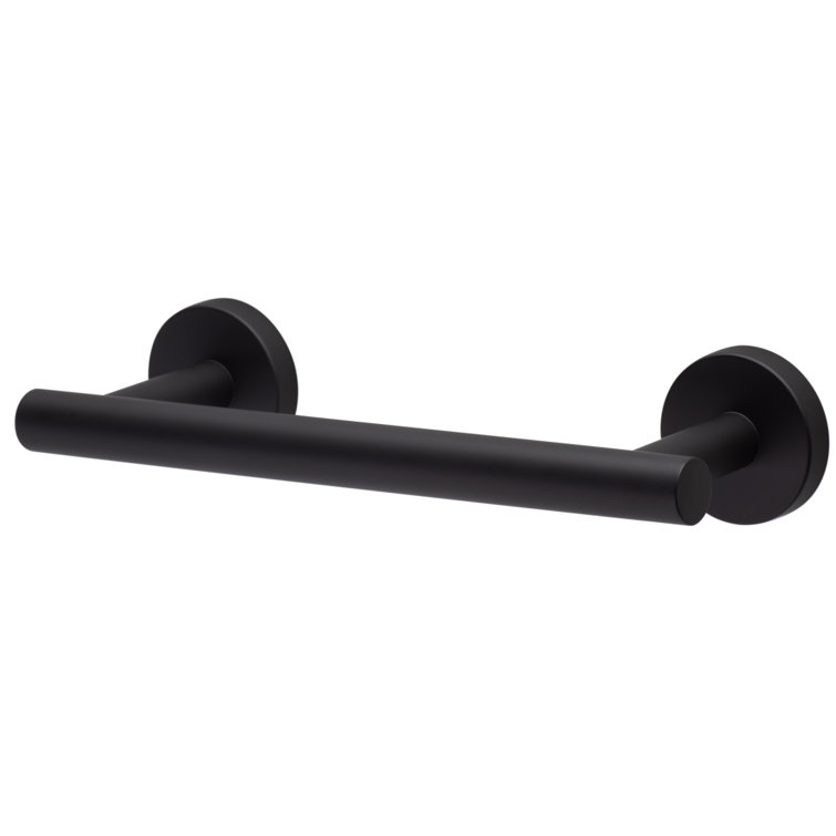 Flat black towel bar hot sale